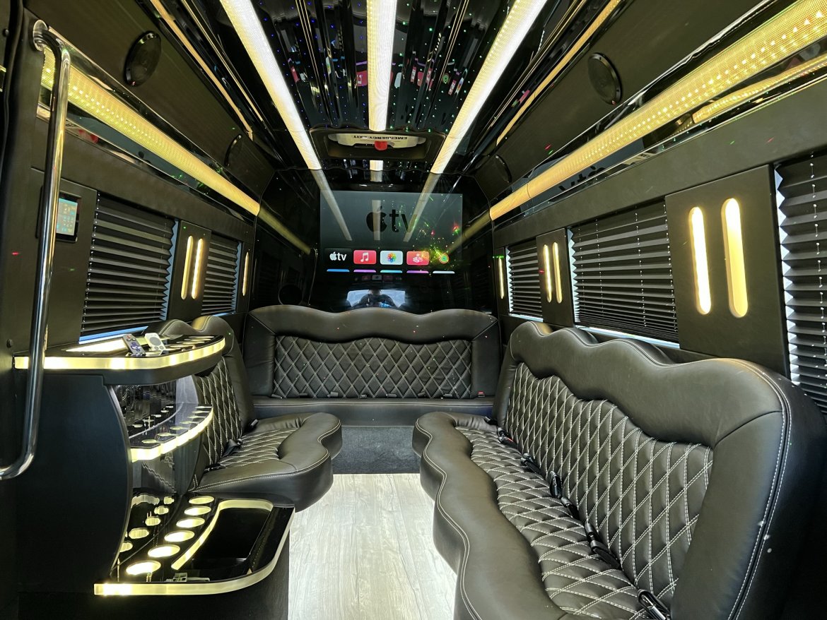 New 2023 Platinum Big Toys Mercedes-Benz 14 Passenger Limo Sprinter For Sale