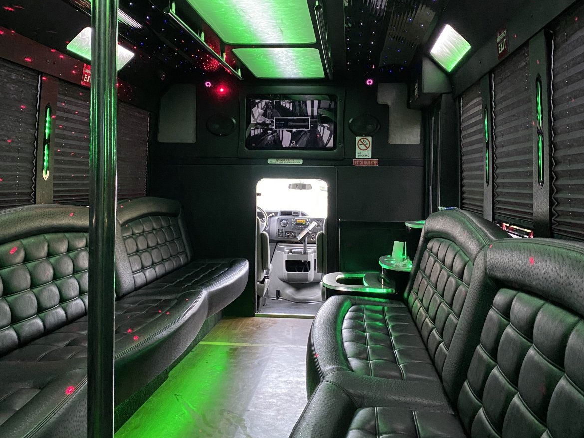 Used 2013 Limo Bus E450 Gasoline - Tiffany 20-22 Party Bus